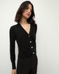 Solene Rhinestone-Button Cashmere Cardigan