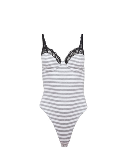 Stone Stripe w/ black trim