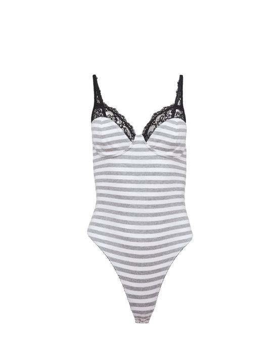 Stone Stripe w/ black trim