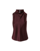 Tam Silk Sleeveless Top - Dark Currant