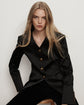 Cynthia Satin Tailored Jacket