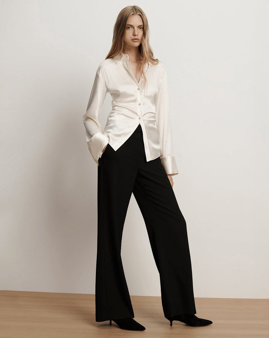 Shiona Stretch-Silk Blouse