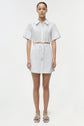 Marcy Cotton Mini Shirt Dress (PRE-SALE)