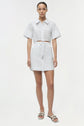 Marcy Cotton Mini Shirt Dress (PRE-SALE)