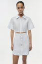 Marcy Cotton Mini Shirt Dress (PRE-SALE)