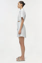Marcy Cotton Mini Shirt Dress (PRE-SALE)
