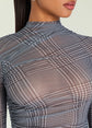 Christina Mesh Top - Glen Check (PRE-SALE)
