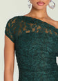 Noel Lace Midi Dress - Evergreen