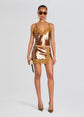 Mik Sequin Top - Ochre (PRE-SALE)