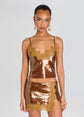 Mik Sequin Top - Ochre (PRE-SALE)
