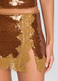 Morgen Sequin Skirt - Ochre (PRE-SALE)