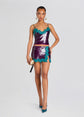 Mik Sequin Top - Violette/Sarcelle (PRE-SALE)