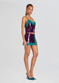 Mik Sequin Top - Violette/Sarcelle (PRE-SALE)