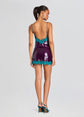 Mik Sequin Top - Violette/Sarcelle (PRE-SALE)