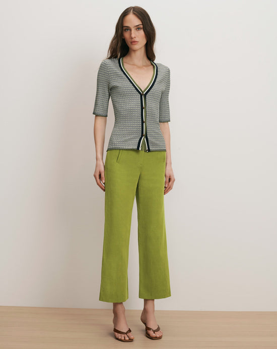 Dova Wide-Leg Linen Pant - Cactus (PRE-SALE)