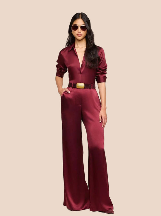 Pilar Silk Wide-Leg Pant (PRE-SALE)