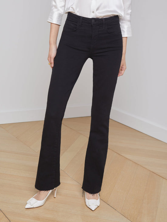 Ruth Straight-Leg Jean - Black