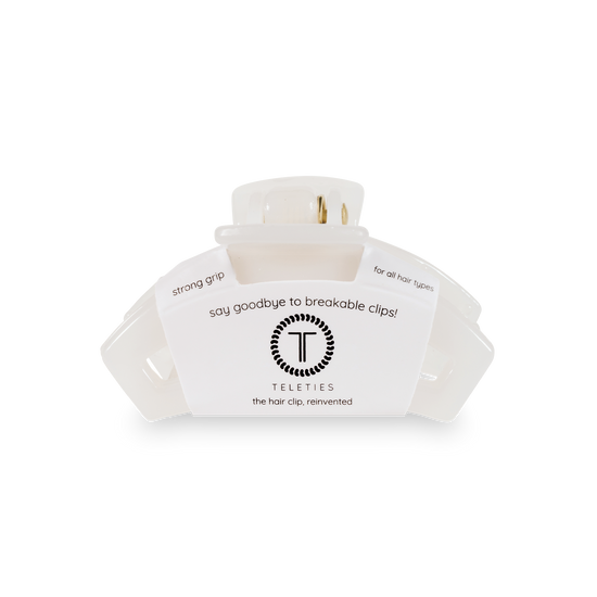 Open Hair Clip | Tiny | Coconut White