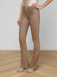 Selma Coated Bootcut Jean - Rye Coated