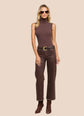 Wanda Coated Cropped Wide-Leg Jean (PRE-SALE)