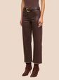 Wanda Coated Cropped Wide-Leg Jean (PRE-SALE)