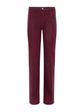 Clayton Coated Wide-Leg Jean - Dark Port