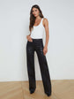 Clayton Coated Wide-Leg Jean - Noir (PRE-SALE)
