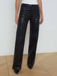 Clayton Coated Wide-Leg Jean - Noir (PRE-SALE)