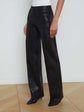 Clayton Coated Wide-Leg Jean - Noir (PRE-SALE)