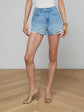 Clark Distressed Jean Short - Bellflower Destruct