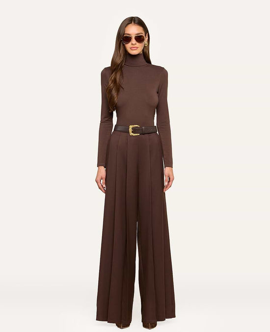 Nova Pleated Wide-Leg Pant