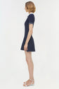 Page Knit Polo Mini Dress