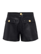 Dionne Vegan Leather Short - Black