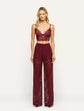 Livvy Straight-Leg Trouser - Deep Port (PRE-SALE)