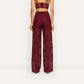 Livvy Straight-Leg Trouser - Deep Port (PRE-SALE)