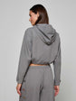 Bronwyn Cropped Windbreaker - Grey