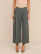 NOVALYNN CROPPED PLEATED PANT - ASH OLIVE