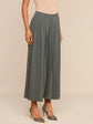 NOVALYNN CROPPED PLEATED PANT - ASH OLIVE