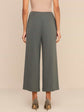 NOVALYNN CROPPED PLEATED PANT - ASH OLIVE