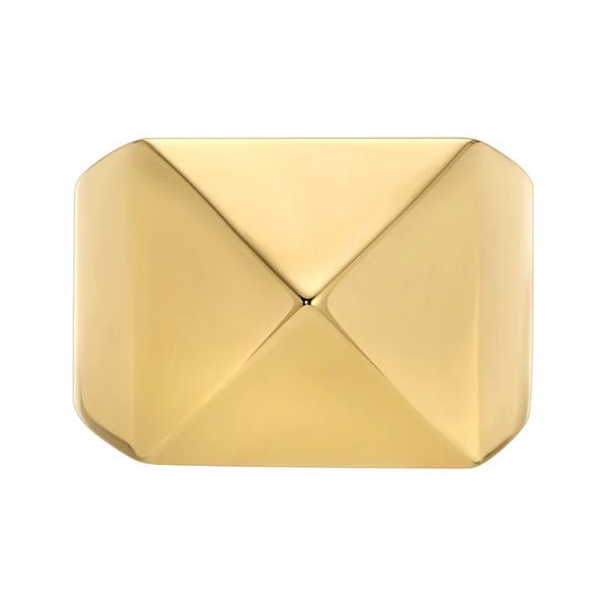 Pyramid Ring - Gold Medium