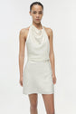 Reanna Satin Mini Dress - Ivory (PRE-SALE)