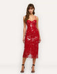 Makena Sequin Pencil Skirt - Red Sequin (PRE-SALE)
