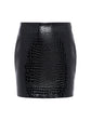 Gerard Croc-Embossed Mini Skirt