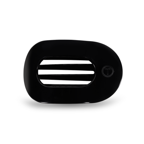 Round Flat Hair Clip | Med. | Jet Black