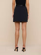 Norene Nylon Mini Skirt - Black (PRE-SALE)