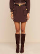 Norene Nylon Mini Skirt (PRE-SALE)
