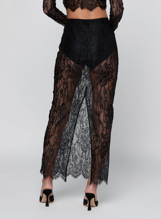 RAYMONDE MAXI LACE SKIRT