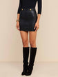 Arlena Vegan Leather Mini Skirt (PRE-SALE)