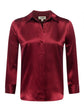 Dani Silk Blouse - Black Cherry