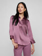 Dani Silk Blouse - Dusky Orchid